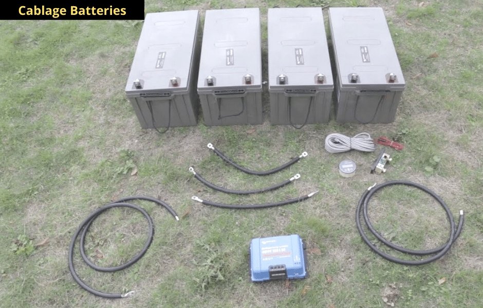 Câblage de batteries solaire | victron câblage illimité