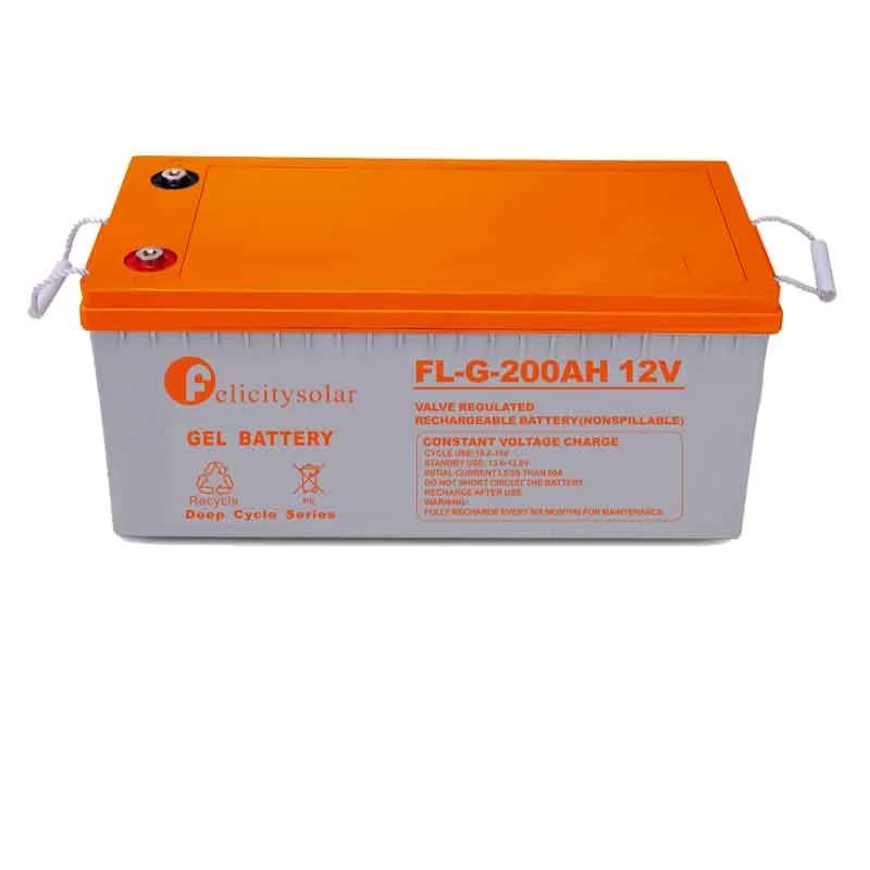 Batterie GEL 200Ah 12V Deep Cycle disponible au Sénégal – NRJSOLAIRE