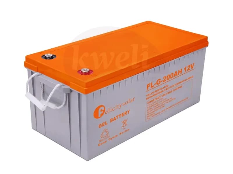 Batterie GEL Felicity 12V 100Ah disponible au Sénégal – NRJSOLAIRE