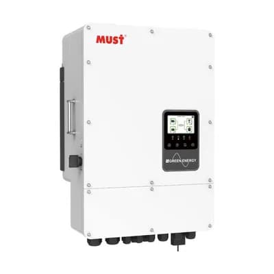Onduleur Hybride MUST 10kW Triphasé IP65 Double MPPT disponible au Sénégal – NRJSOLAIRE