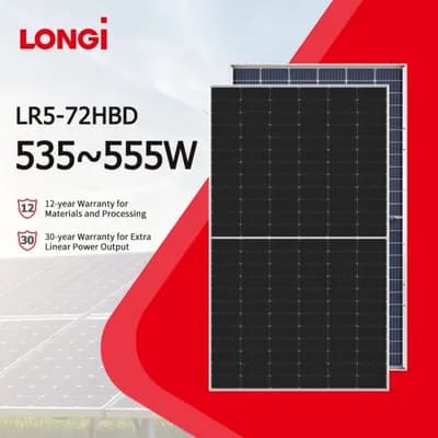 Panneau Solaire LONGi Hi-MO6 610Wc disponible au Sénégal – NRJSOLAIRE