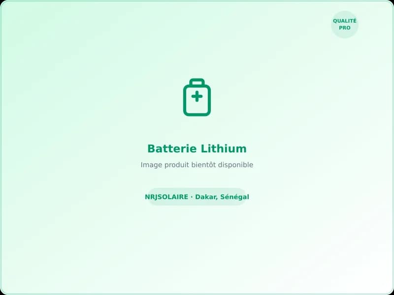 Batterie AGM 100Ah 12V VRLA disponible au Sénégal – NRJSOLAIRE