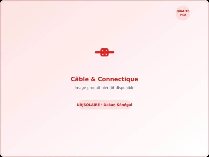 Connecteurs MC4 Mâle/Femelle (paire) disponible au Sénégal – NRJSOLAIRE