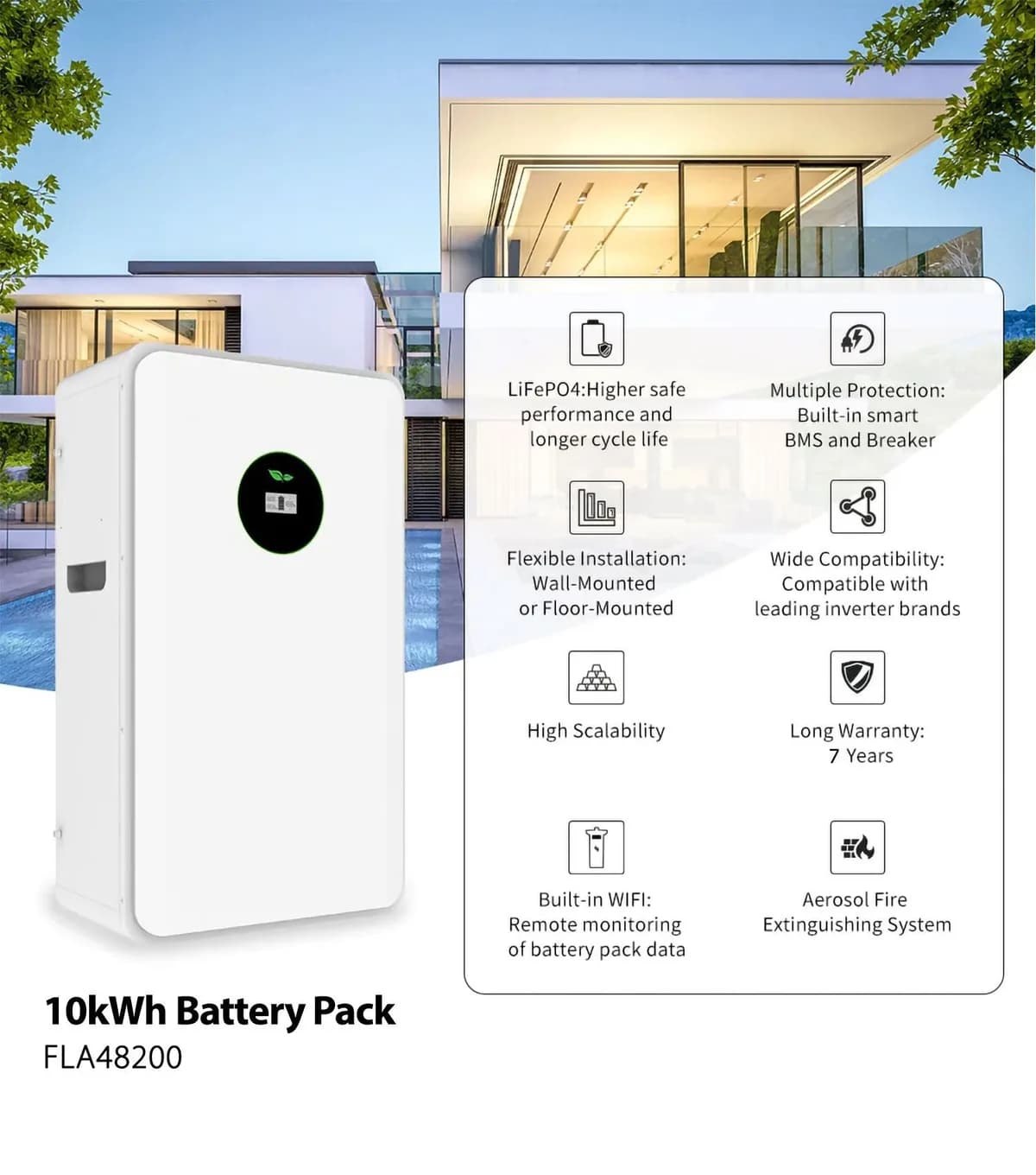 Batterie LiFePO4 Felicity 200Ah 48V disponible au Sénégal – NRJSOLAIRE