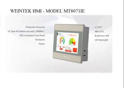Écran HMI Tactile 7 pouces Weintek disponible au Sénégal – NRJSOLAIRE