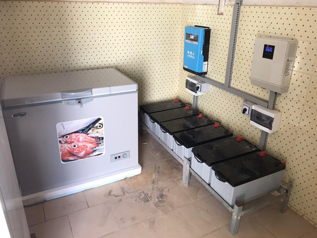 Batterie solaire au Sénégal