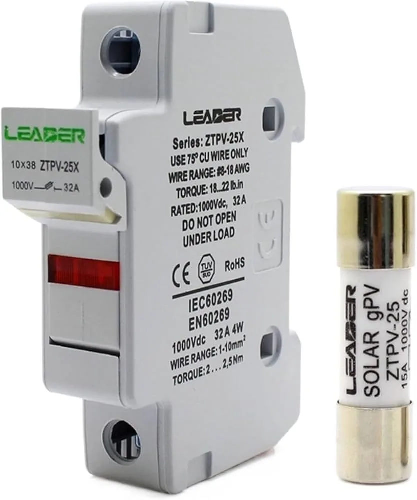Fusible DC 10A avec porte-fusible | NRJSOLAIRE Sénégal