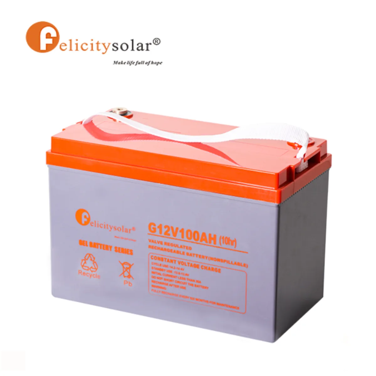 Batterie GEL Felicity 12V 100Ah | NRJSOLAIRE Sénégal