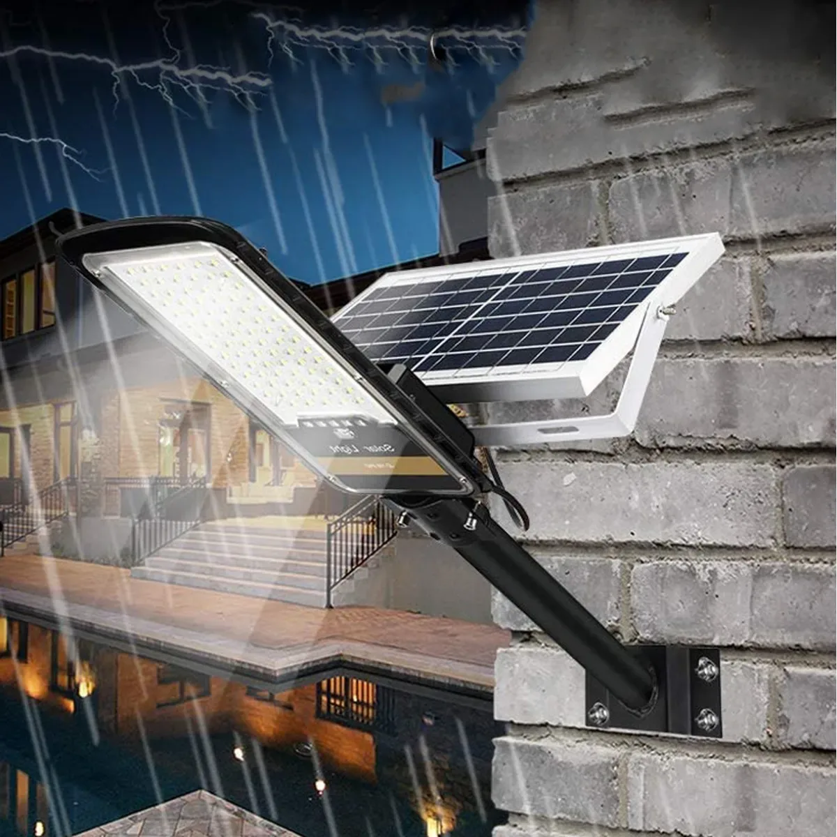 Lampadaire Solaire 100W Tout-en-Un | NRJSOLAIRE Sénégal