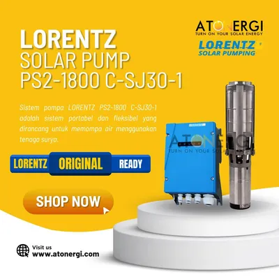 Pompe Solaire Lorentz PS2-1800 C-SJ8-11 | NRJSOLAIRE Sénégal